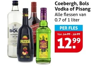 Aanbieding: Vodka of Pisang