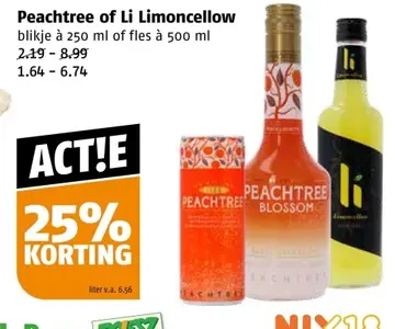 Aanbieding: Peachtree of Li Limoncellow