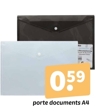 Offre: porte documents A4