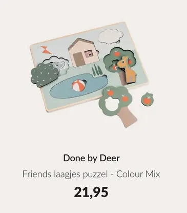 Aanbieding: Friends laagjes puzzel - Colour Mix