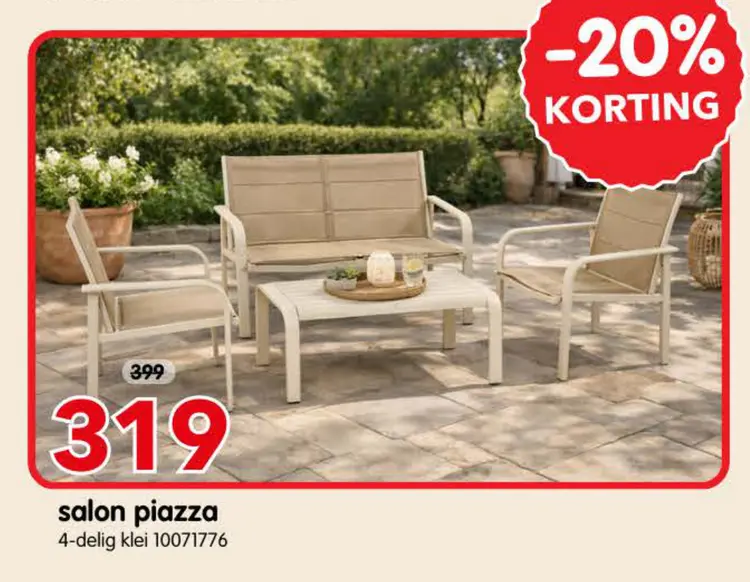 Promotie: salon piazza