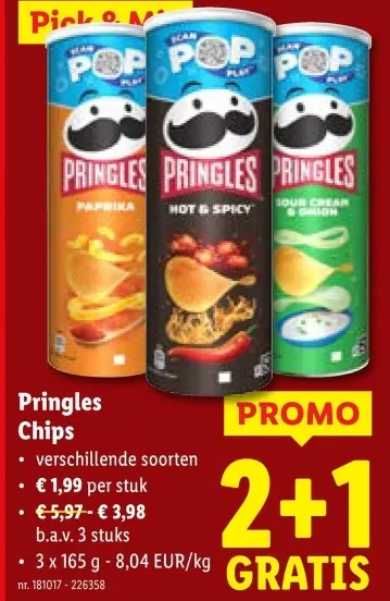 Promotie: Pringles Chips