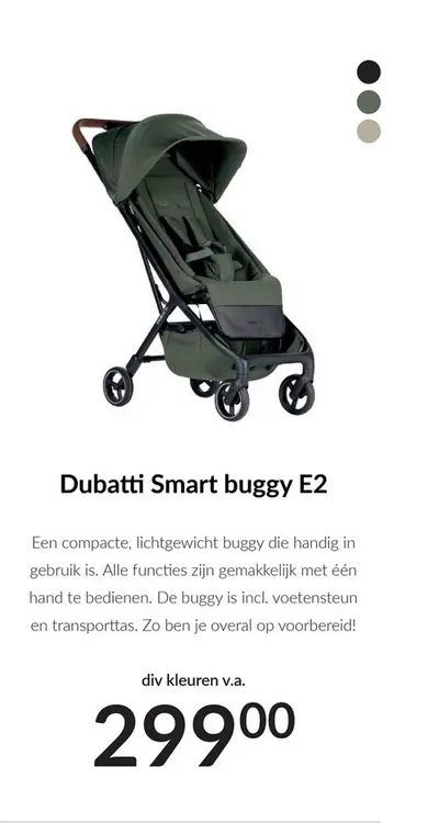 Aanbieding: Dubatti Smart buggy E2