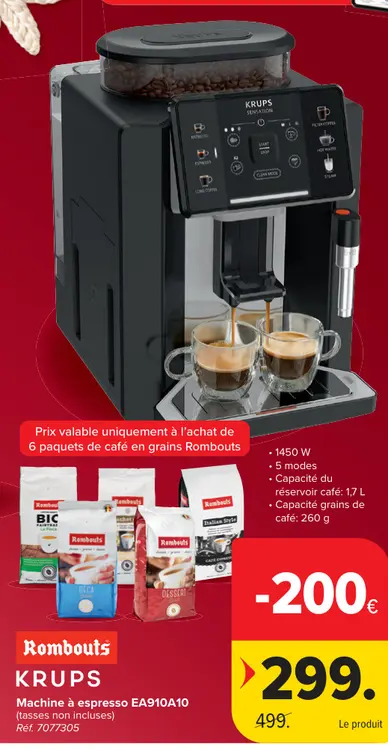 Offre: Machine à espresso EA910A10