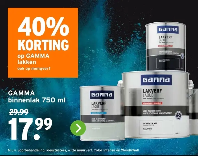 Aanbieding: binnenlak