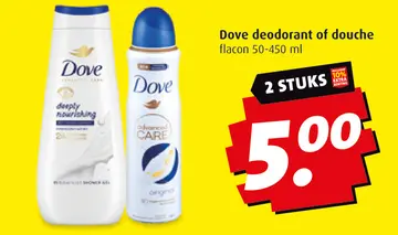 Aanbieding: Dove deodorant of douche