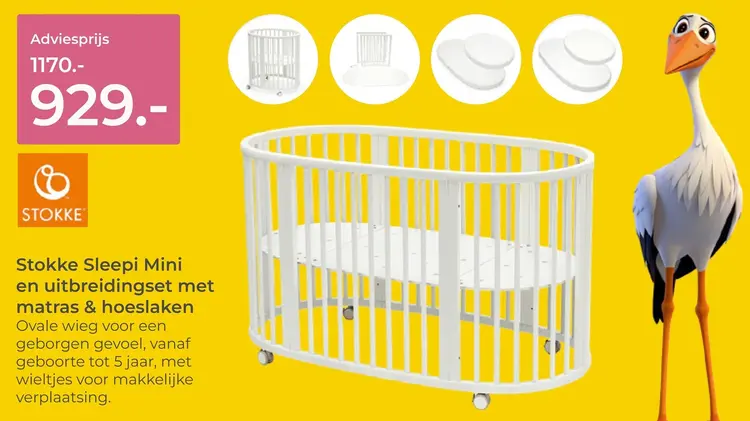 Aanbieding: Sleepi Mini en uitbreidingsset met mat