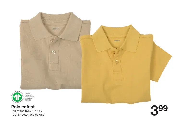 Offre: Polo enfant