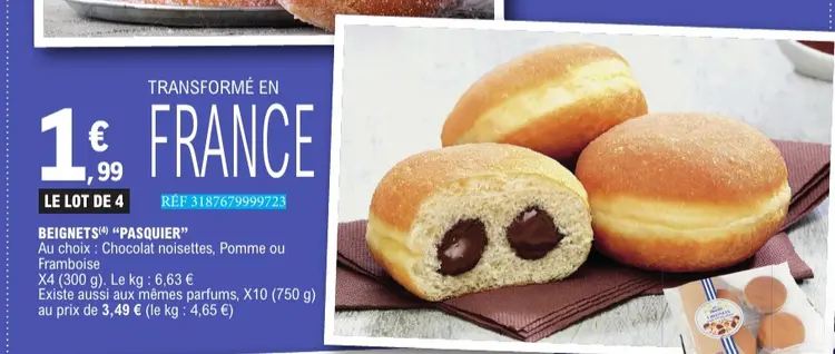 Offre: Beignets "PASQUIER"