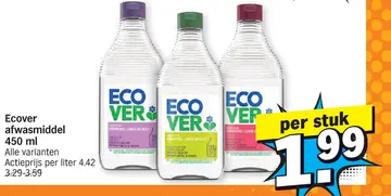 Aanbieding: Ecover afwasmiddel