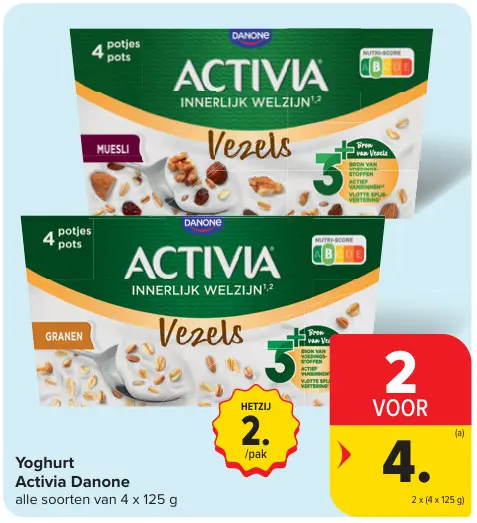 Promotie: Yoghurt Activia Danone