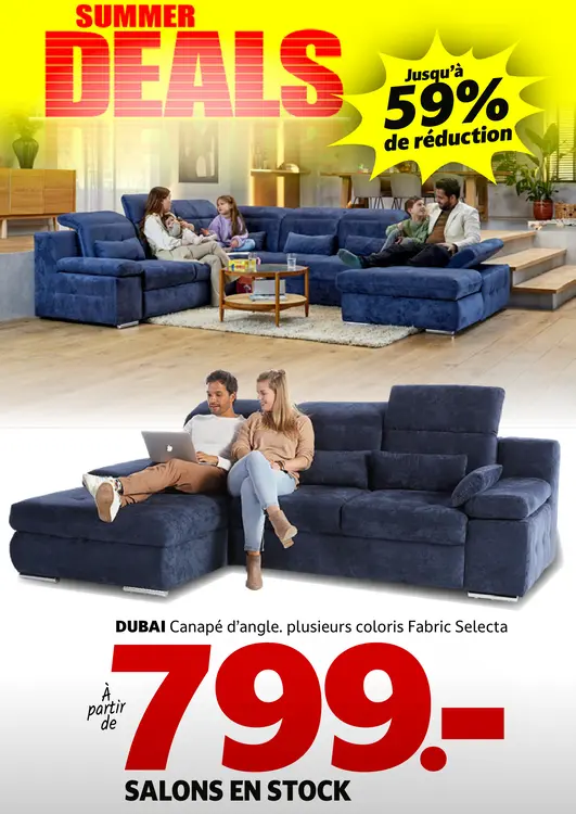 Offre: DUBAI Canapé d'angle