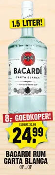 Aanbieding: Bacardi rum carta blanca