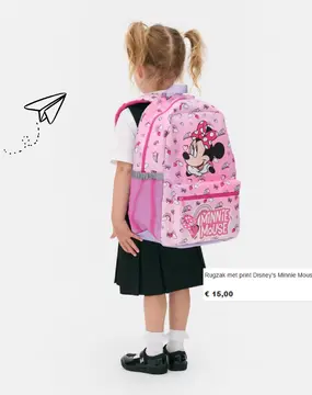 Aanbieding: Rugzak met print Disney's Minnie Mouse