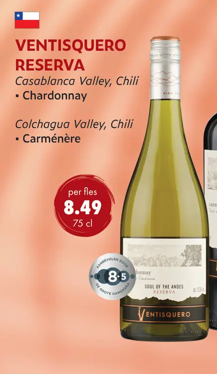 Aanbieding: Ventisquero reserva Chardonnay 