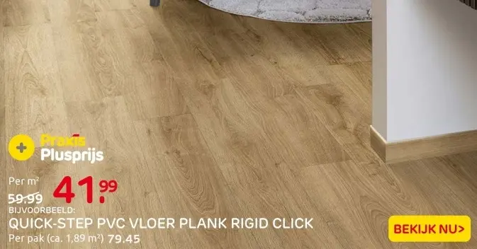 Aanbieding: PVC vloer plank rigid click