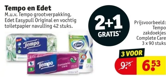 Aanbieding: Tempo en Edet