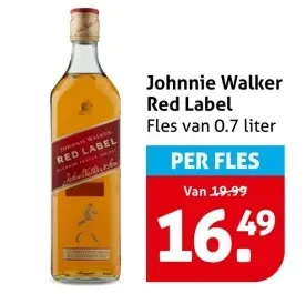 Aanbieding: Johnnie Walker Red Label