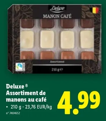 Offre: Assortiment de manons au café