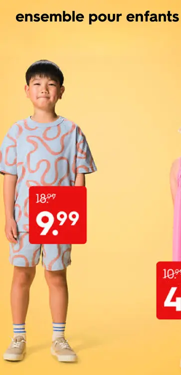 Offre: ensemble pour enfants