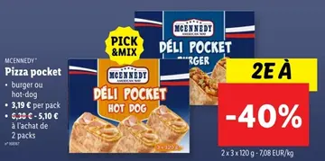 Offre: Pizza pocket