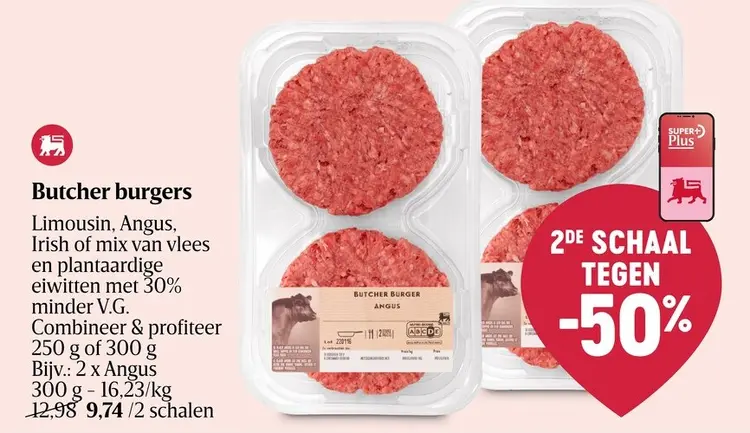 Promotie: Butcher burgers