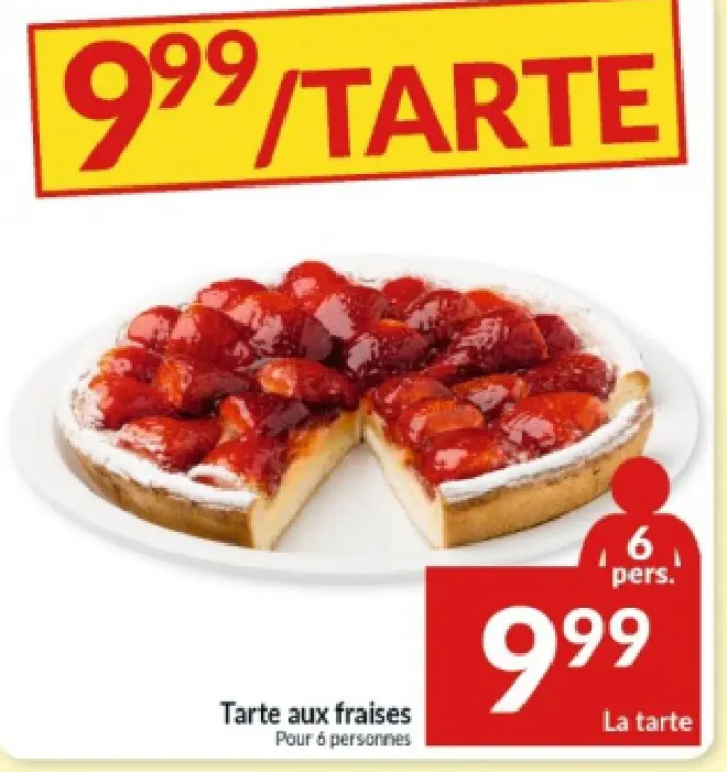 Offre: Tarte aux fraises