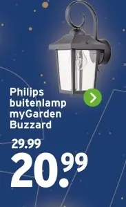 Aanbieding: buitenlamp myGarden Buzzard