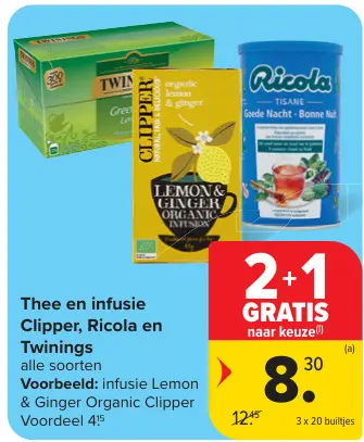 Promotie: Thee en infusie