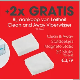 Aanbieding: Leifheit clean and away vloerwisser S