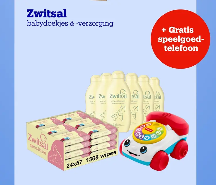 Promotie: Zwitsal babydoekjes & -verzorging