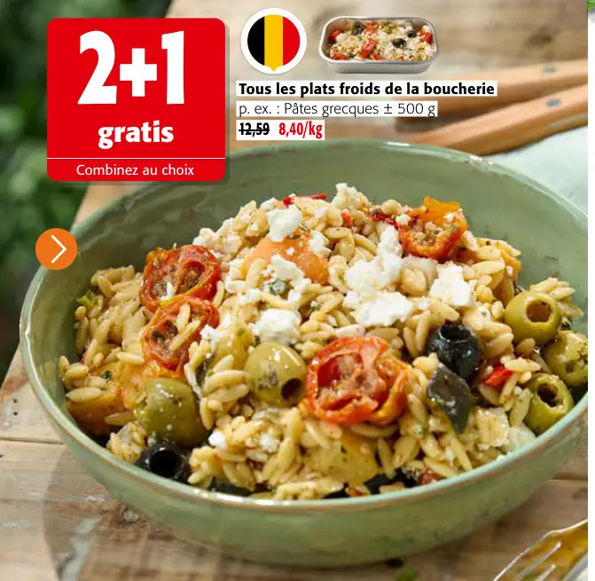 Offre: Pâtes grecques