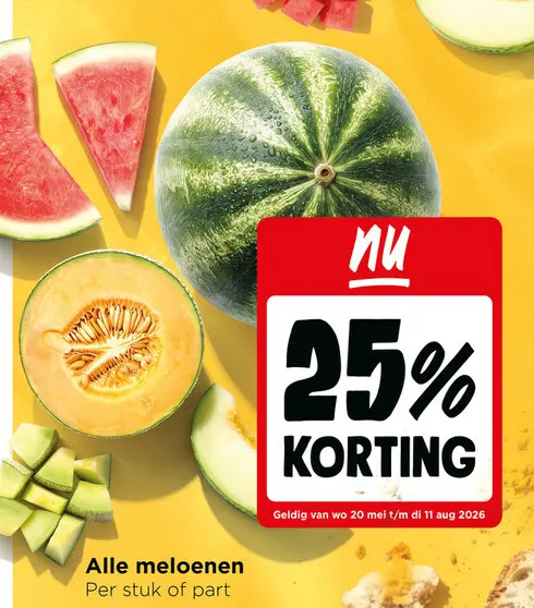 Aanbieding: Alle meloenen