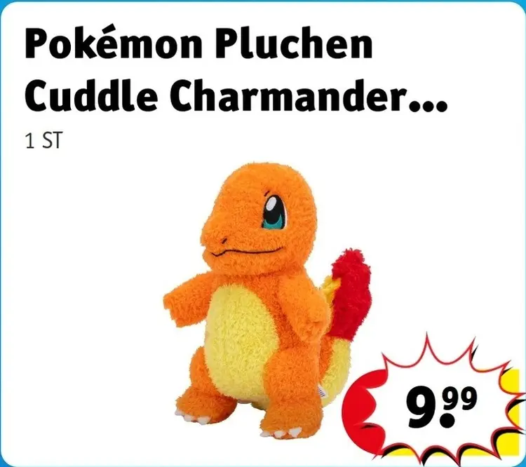 Aanbieding: Pluchen Cuddle Charmander...