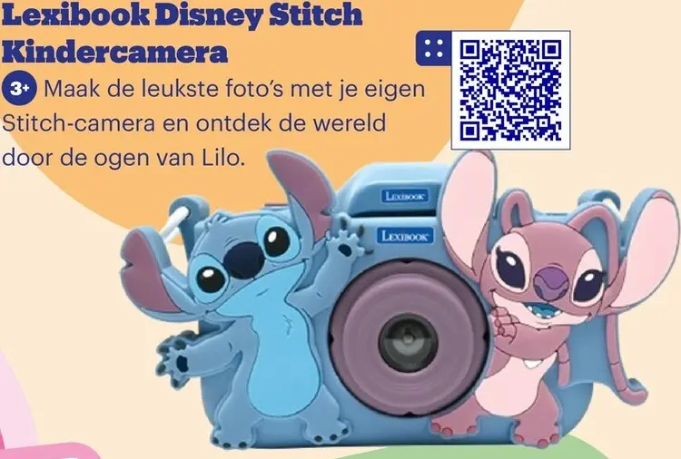 Aanbieding: Lexibook Disney Stitch Kindercamera