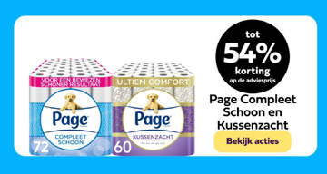 Aanbieding: Page Compleet Schoon en Kussenzacht