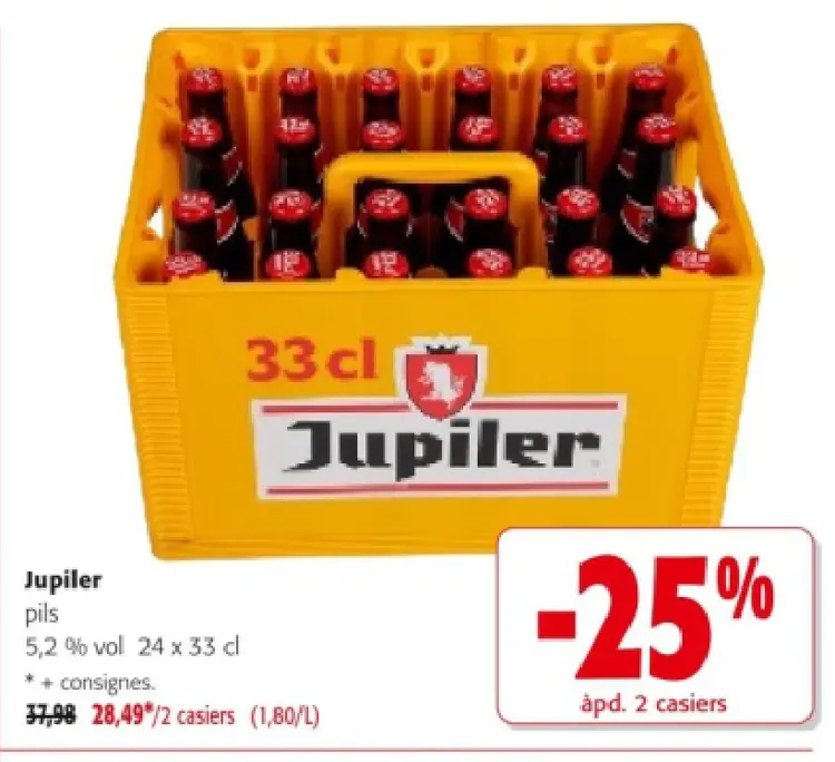 Offre: Jupiler pils