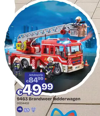 Aanbieding: 9463 Brandweer ladderwagen