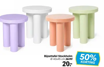 Aanbieding: Bijzettafel Stockholm