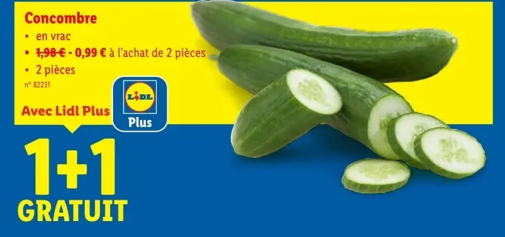 Offre: Concombre