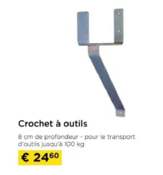 Offre: Crochet à outils