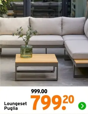 Aanbieding: Loungeset Puglia