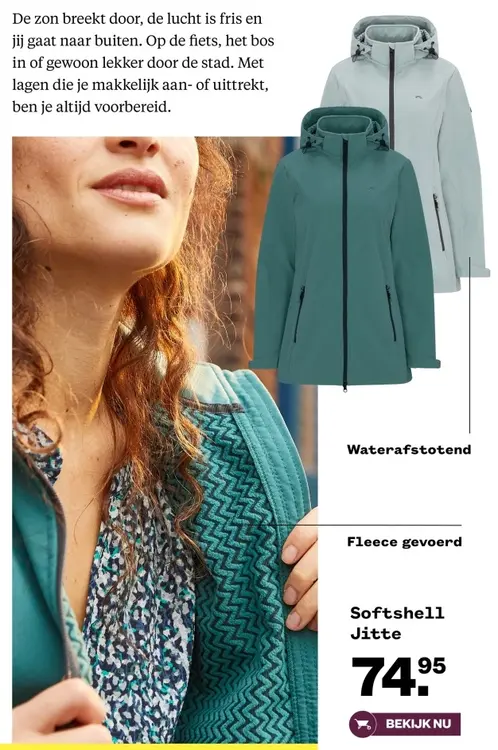 Aanbieding: Softshell Jitte