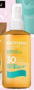 Aanbieding: Biotherm waterlover sun mist biorecycled bottle