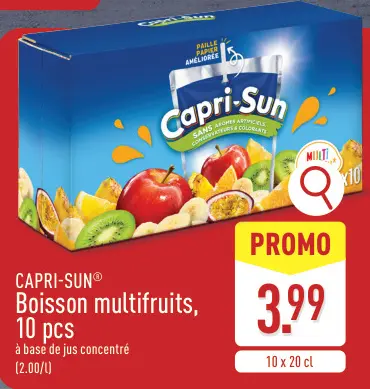 Offre: Boisson multifruits