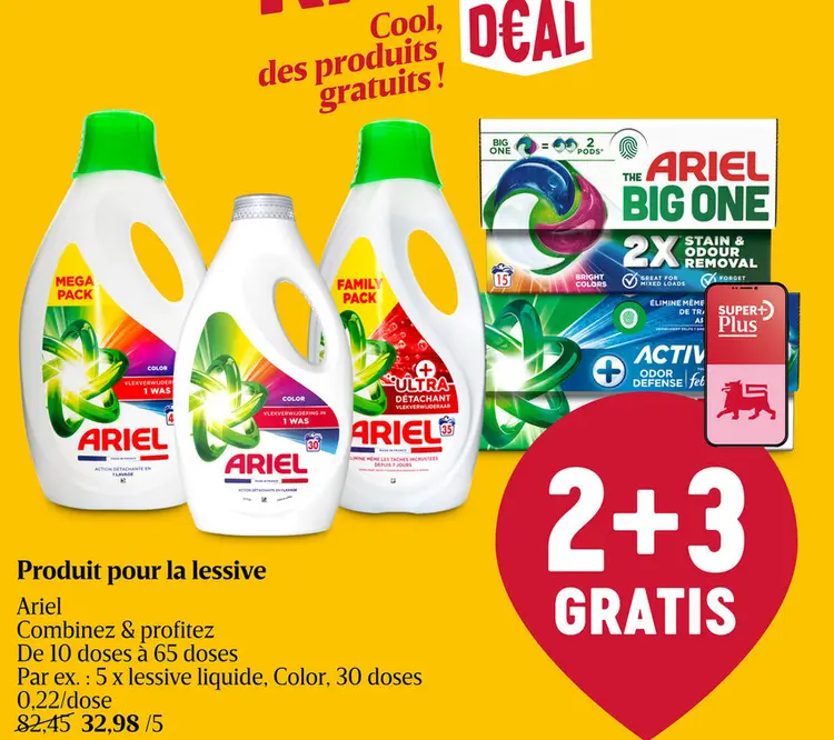 Offre: Produit pour la lessive