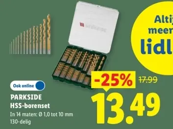 Aanbieding: HSS-borenset