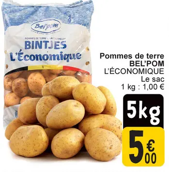 Offre: Pommes de terre BINTJES L'Économique