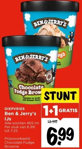 Aanbieding: Ben & Jerry's IJs