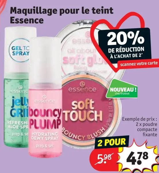 Offre: Maquillage pour le teint